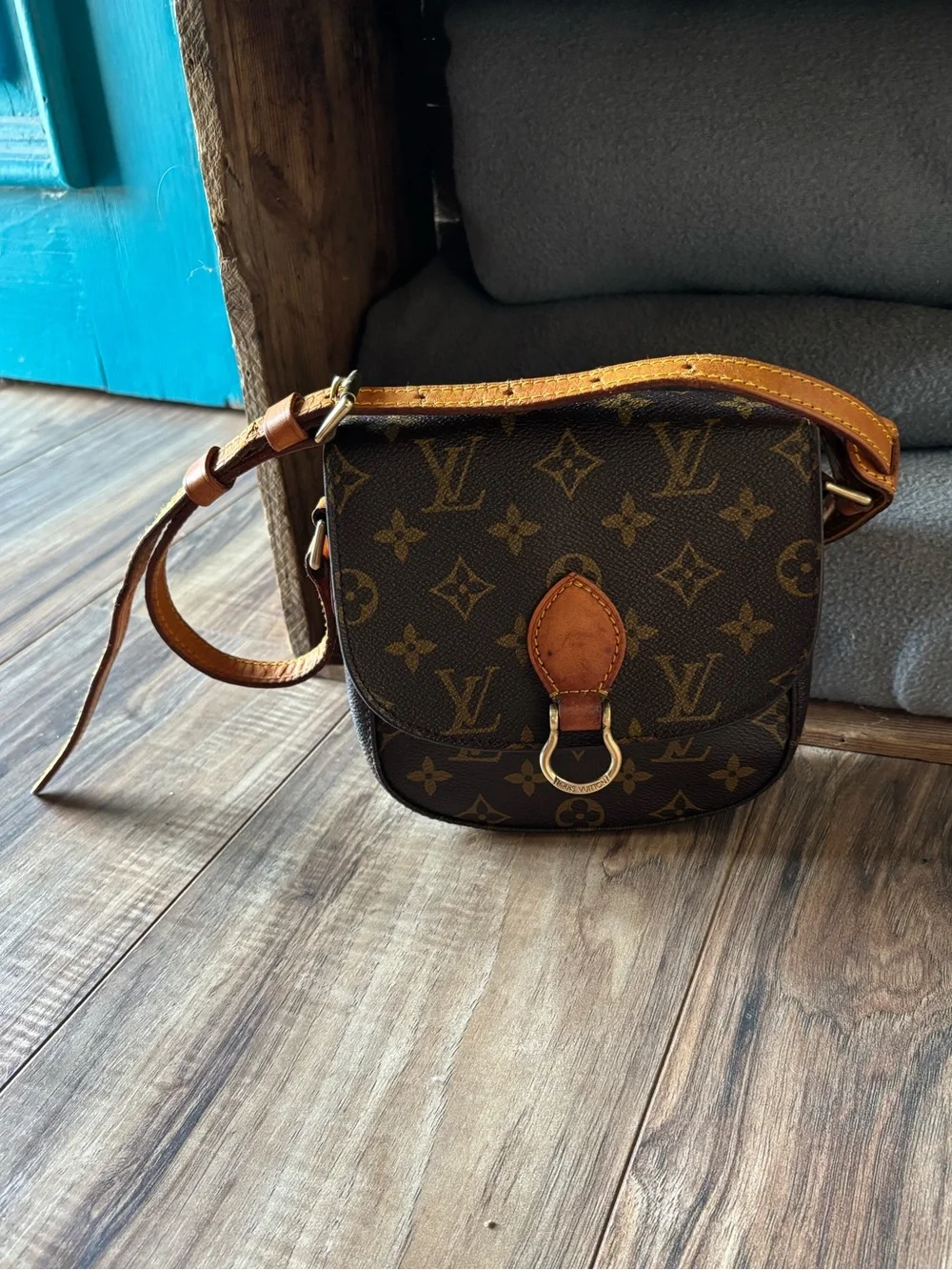 Louis Vuitton Saint Cloud PM Shoulder Bag Monogram M51244 882VI